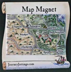 Fridge magnet of outback Queensland